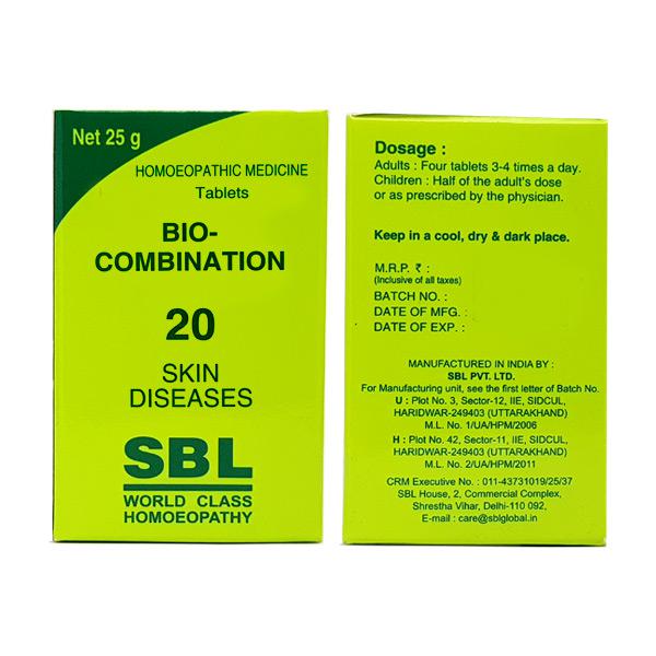 SBL Bio-Combination 20 Tablet - PUSHMYCART