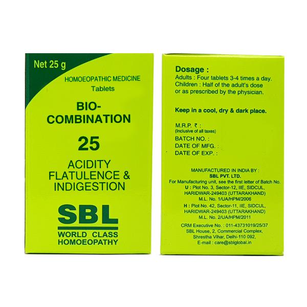 SBL Bio-Combination 25 Tablet - PUSHMYCART