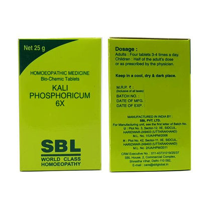 SBL Kali Phosphoricum Biochemic Tablet 12X