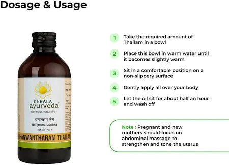 Kerala Ayurveda Dhanwantharam Thailam 