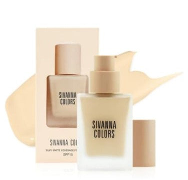 Sivanna Colors Silky Matte Coverage Foundation SPF 15
