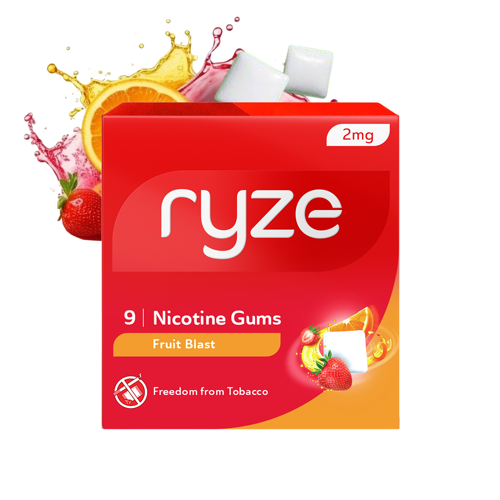 Ryze Nicotine Gum (2 mg, Fruit Blast)