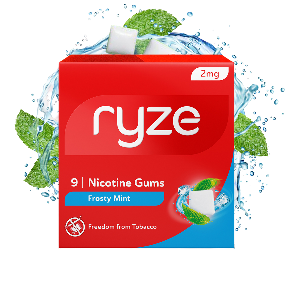 Ryze Nicotine Gum (2 mg, Frosty Mint)