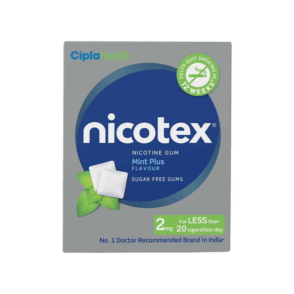Nicotex Mint Plus Flavour Nicotine Gum