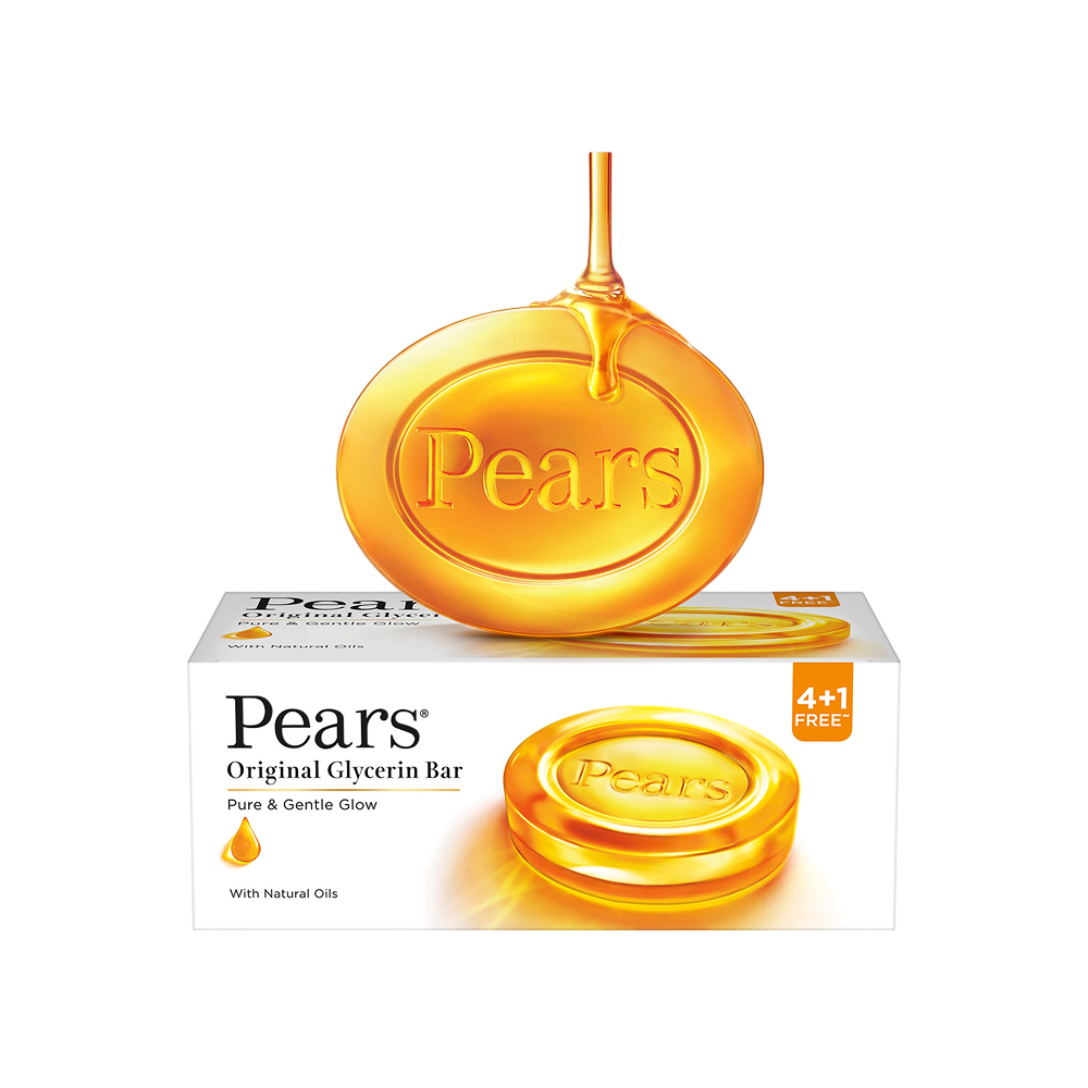 Pears Pure & Gentle Soap (125 g) - Pack of 5