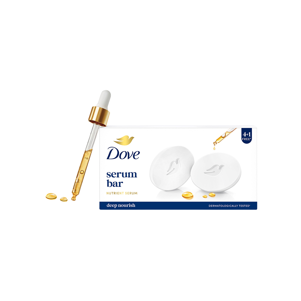 Dove Cream Beauty Bathing Soap (125 g) - Buy 4 Get 1 Free