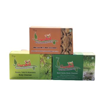 Gurukul Ayurved Pharmacy Herbal Body Cleanser Set