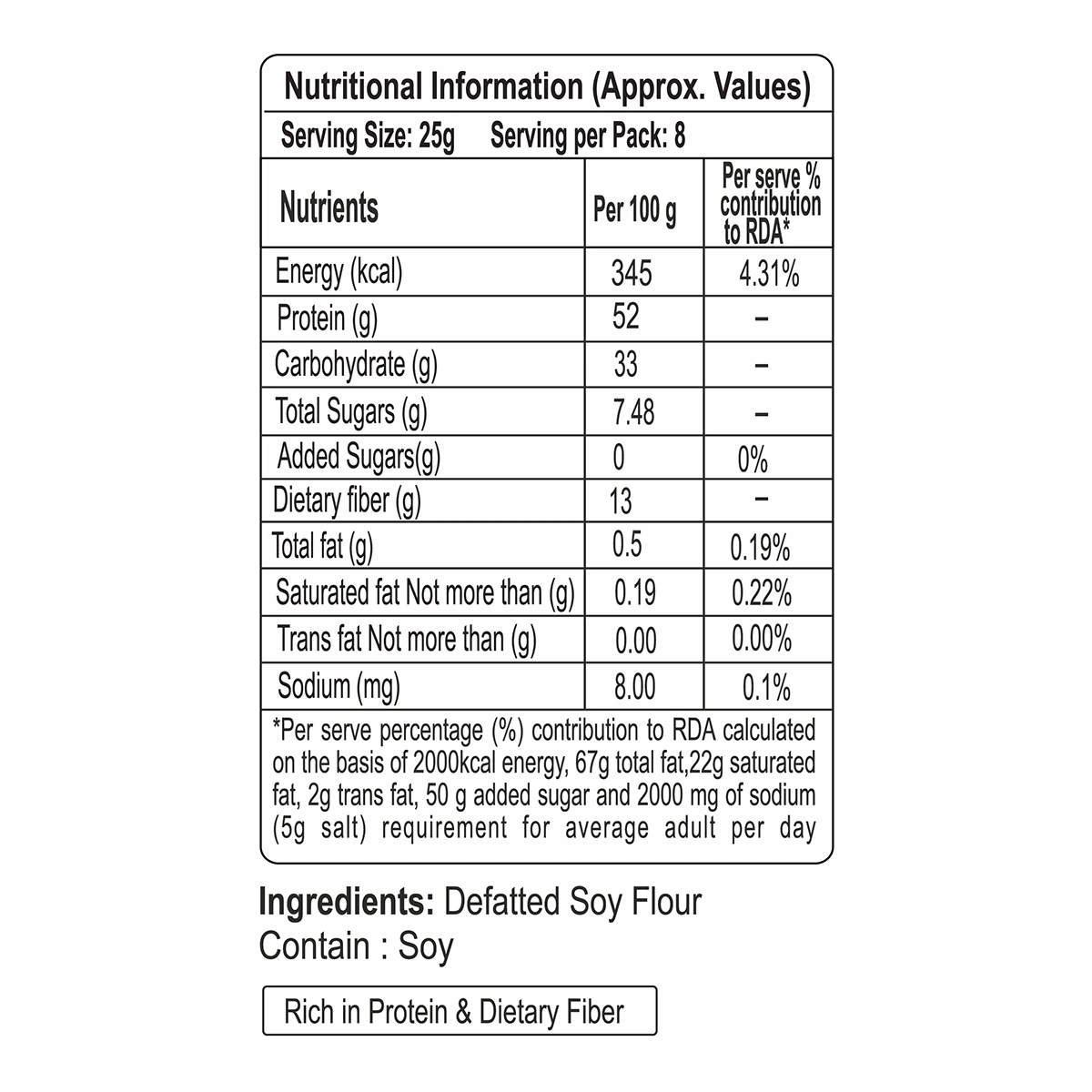 Patanjali Soya Nutri Chunks 