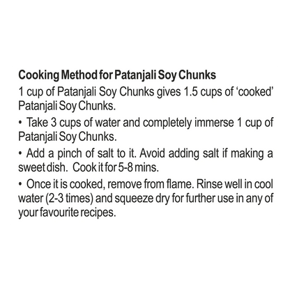 Patanjali Soya Nutri Chunks 