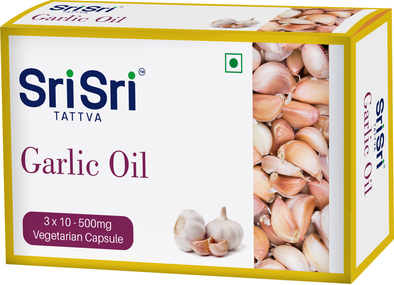 Sri Sri Tattva Garlic Oil Veg Capsule 30Caps
