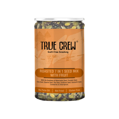 Sri Sri Tattva TRUE CREW Roasted 7 in 1 Seed Mix With Fruit Bottle 200 g