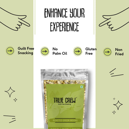 Sri Sri Tattva TRUE CREW Roasted Green Moong Pouch 150 g