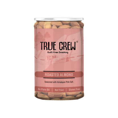 Sri Sri Tattva TRUE CREW Roasted Almonds 120 g Jar