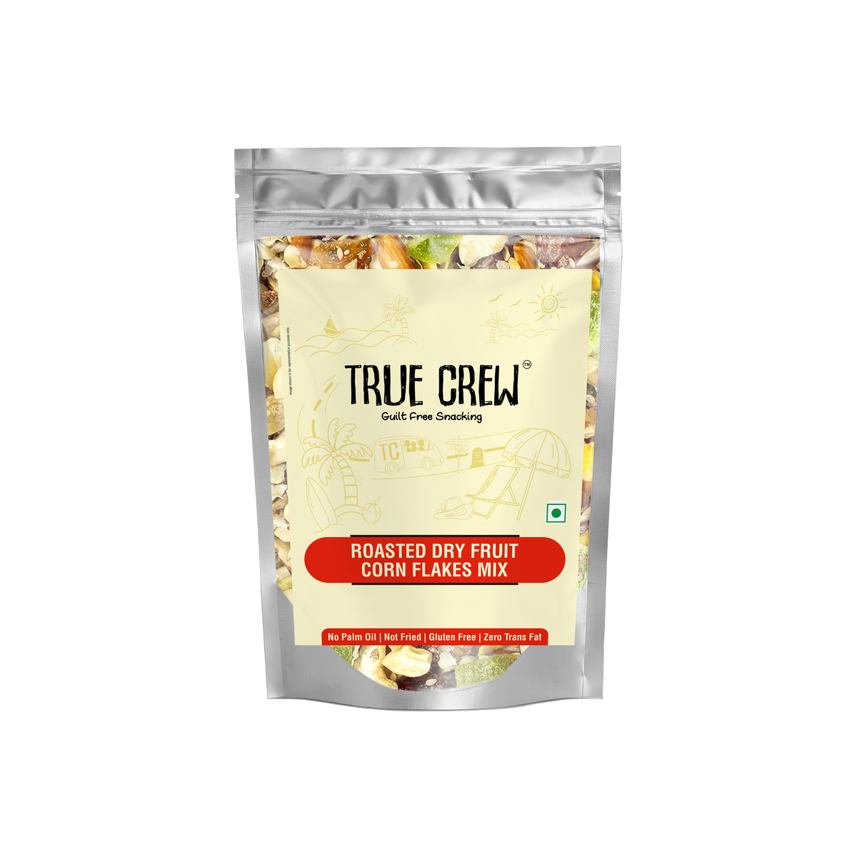 Sri Sri Tattva TRUE CREW Roasted Dry Fruits Corn Flakes Mix