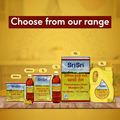 Sri Sri Tattva Premium Kachi Ghani Mustard Oil
