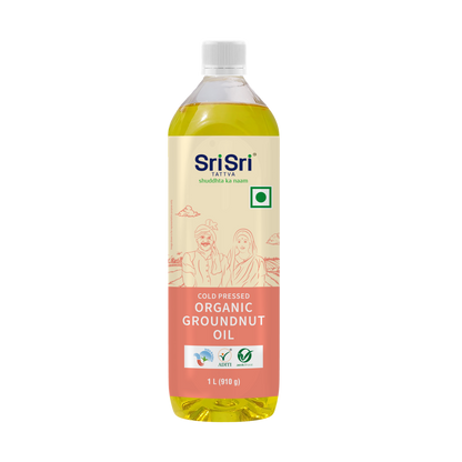 Sri Sri Tattva Organic Groundnut Oil Bottle