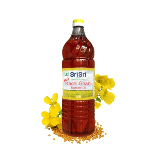 Sri Sri Tattva Premium Kachi Ghani Mustard Oil Bottle