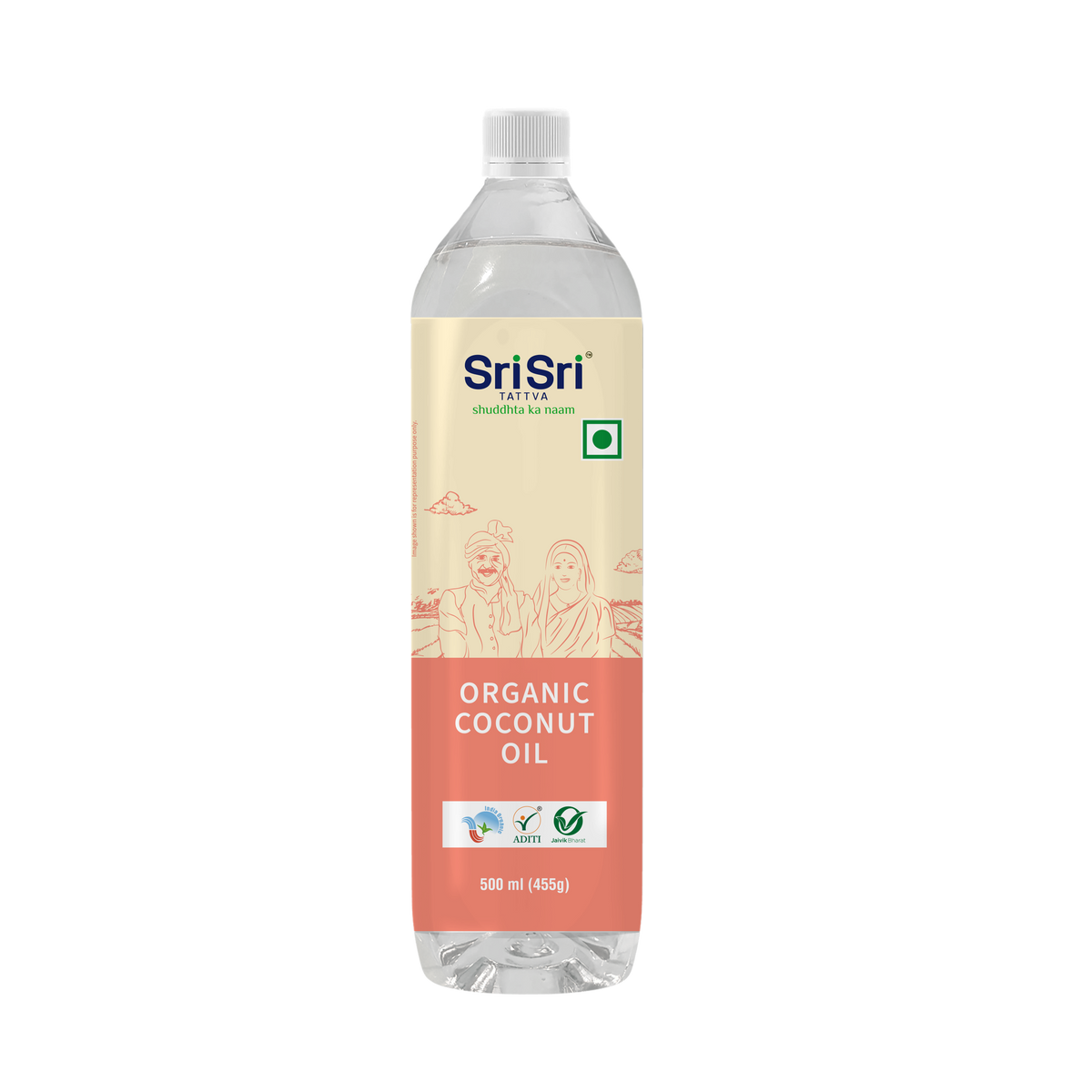 Sri Sri Tattva Organic Coconut Oil Bottle