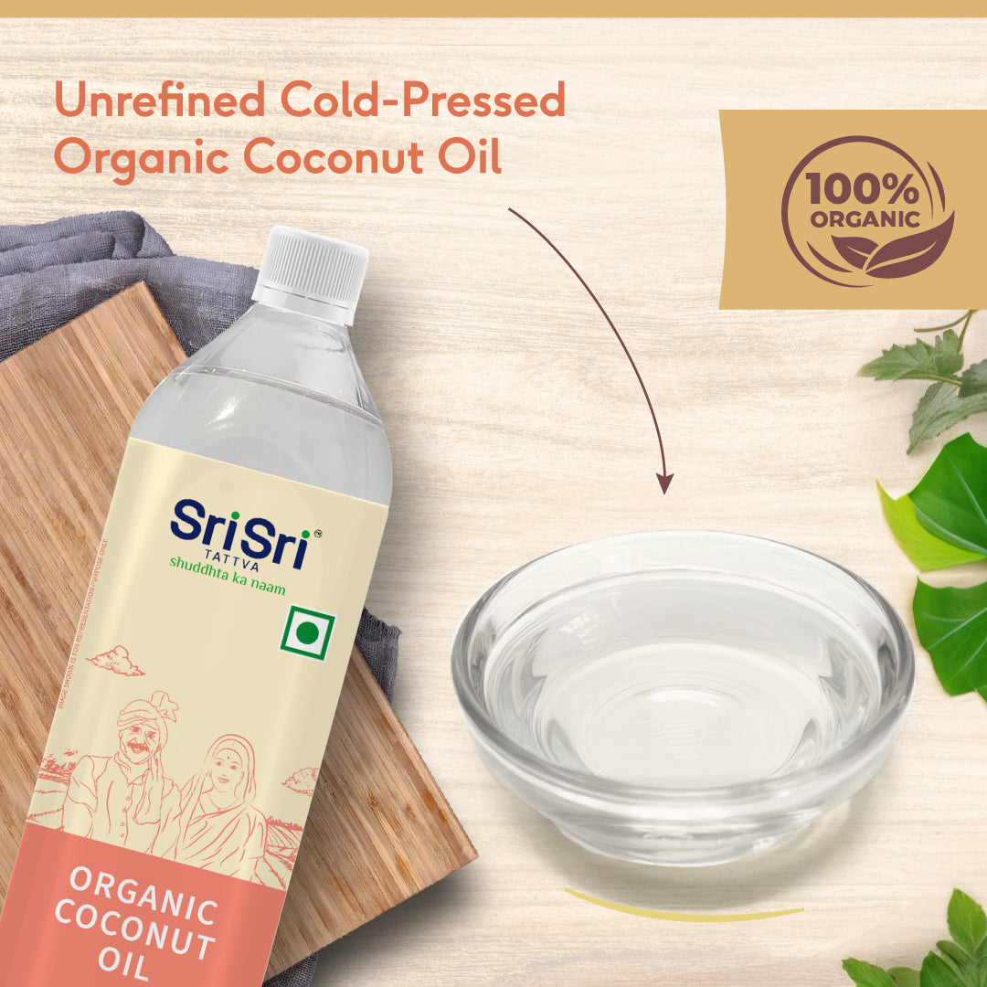 Sri Sri Tattva Organic Coconut Oil Bottle