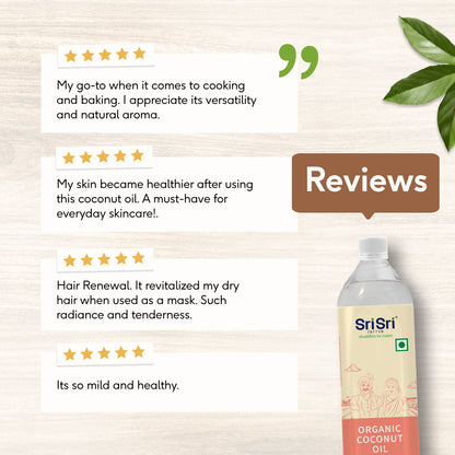 Sri Sri Tattva Organic Coconut Oil Bottle