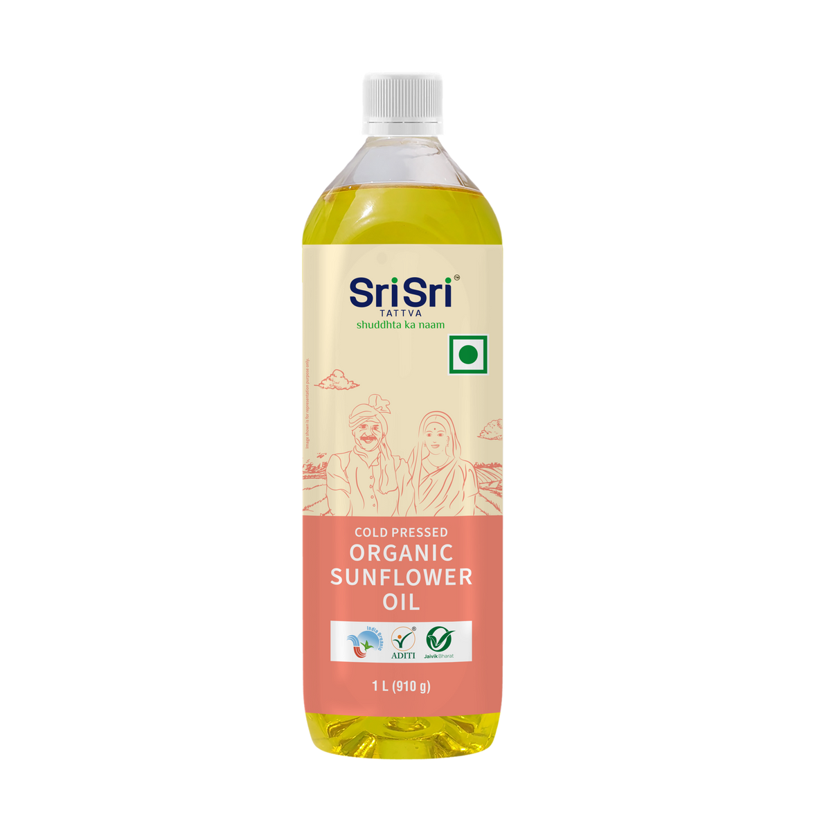 Sri Sri Tattva Organic Sunflower Oil Bottle