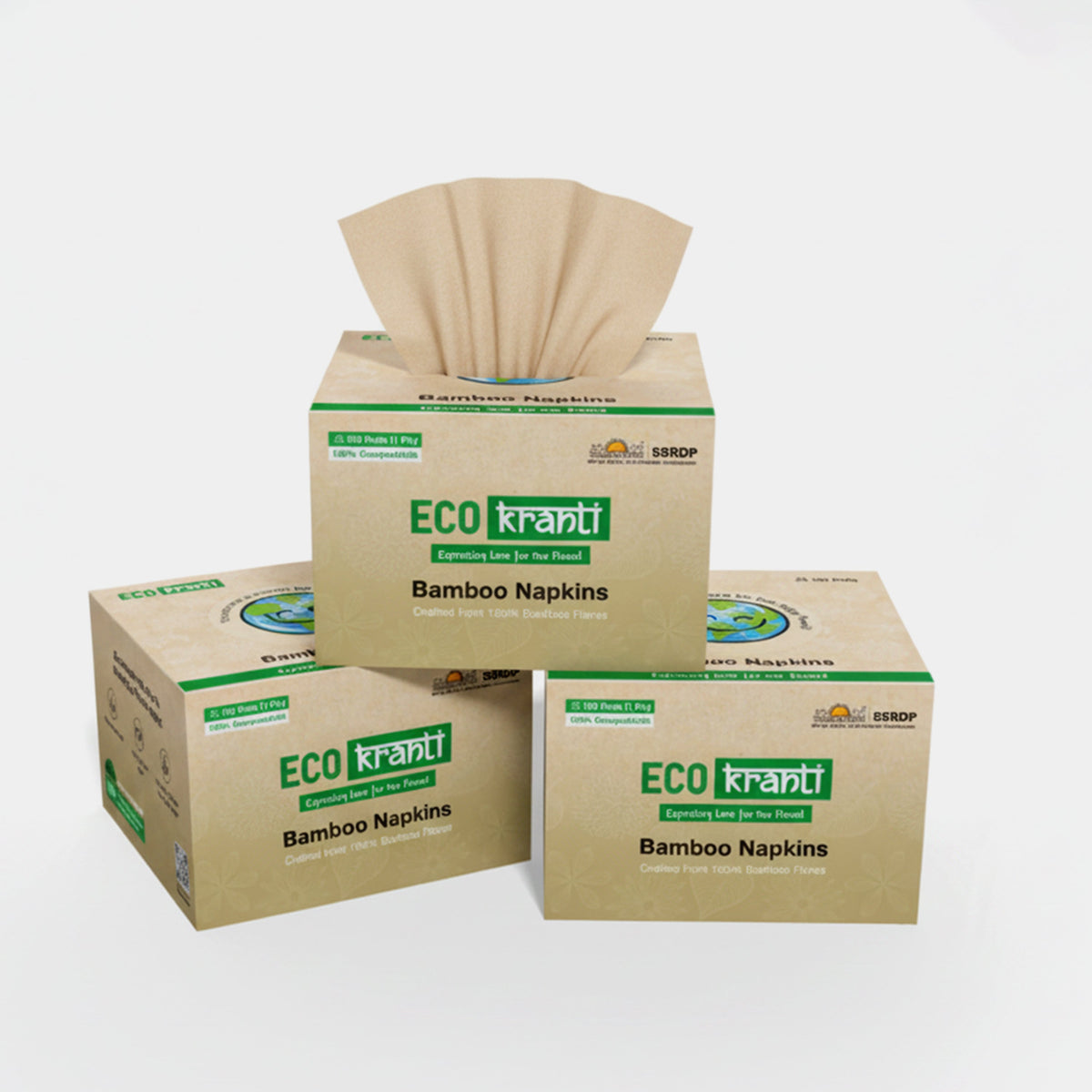 Eco Kranti Facial Tissue Paper Box