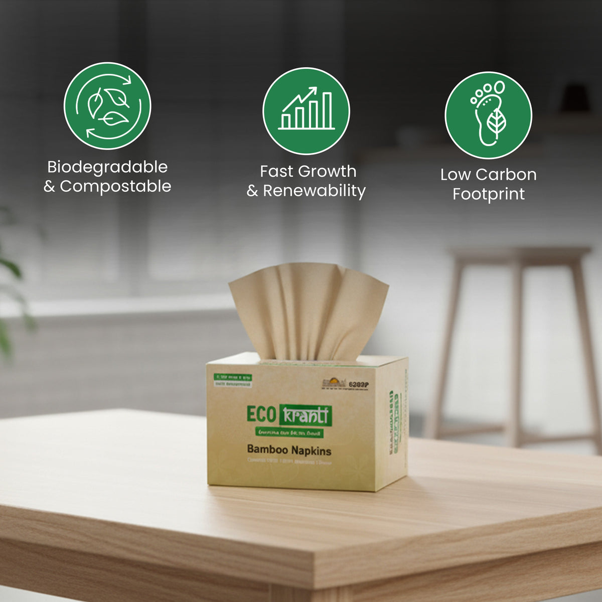 Eco Kranti Facial Tissue Paper Box