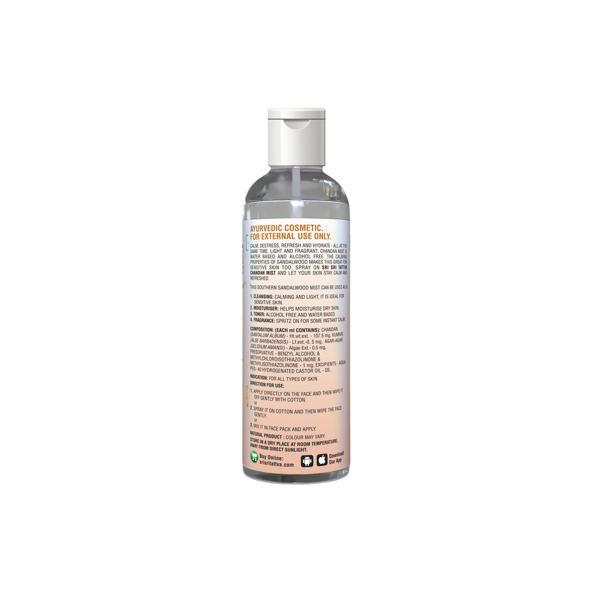 Sri Sri Tattva Chandan Southern Sandalwood Mist