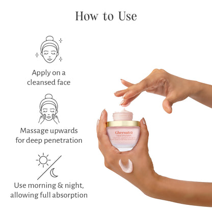 Shankara Naturals Gheesutrā Face Emulsion