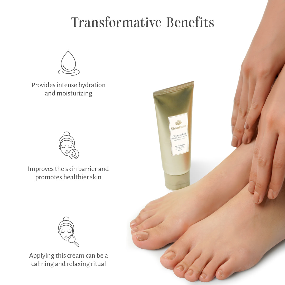 Shankara Naturals Gheesutrā Hand and Foot Cream