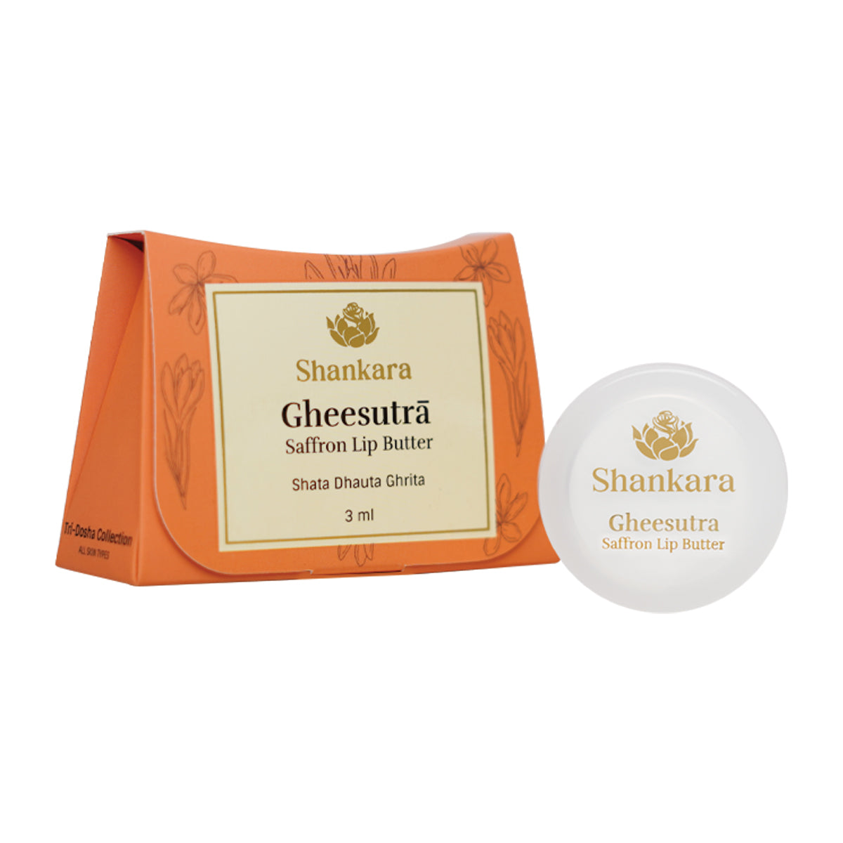Shankara Naturals Gheesutrā Saffron Lip Butter