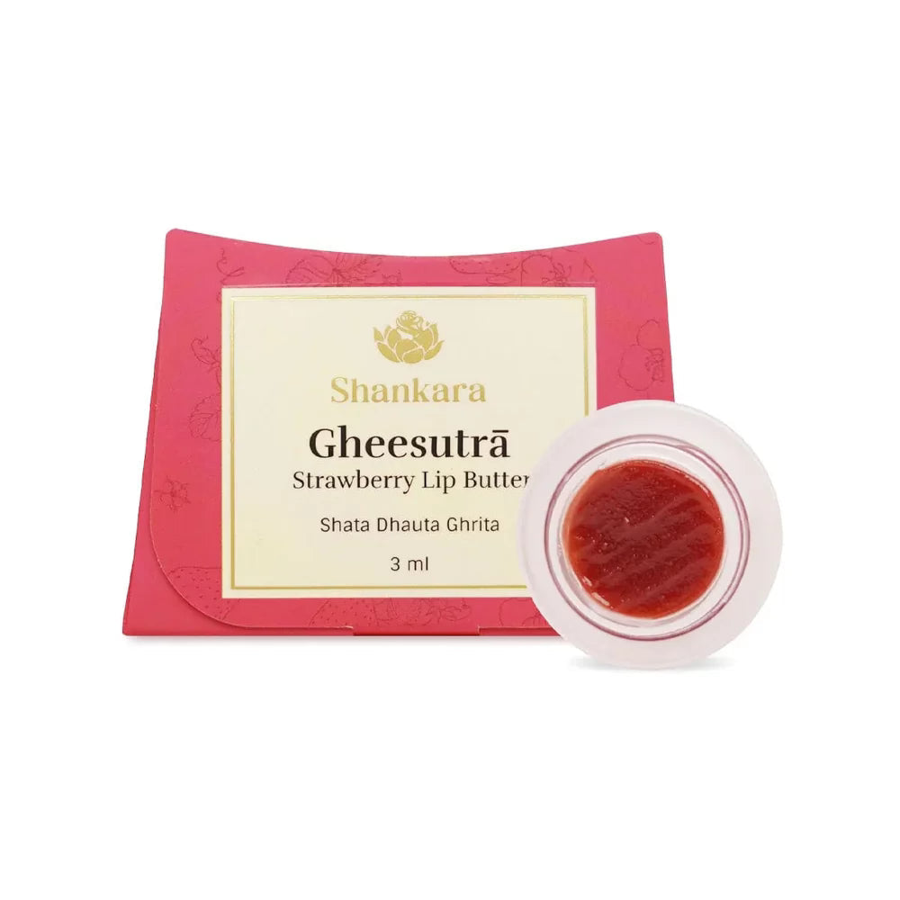 Shankara Naturals Gheesutrā Strawberry Lip Butter