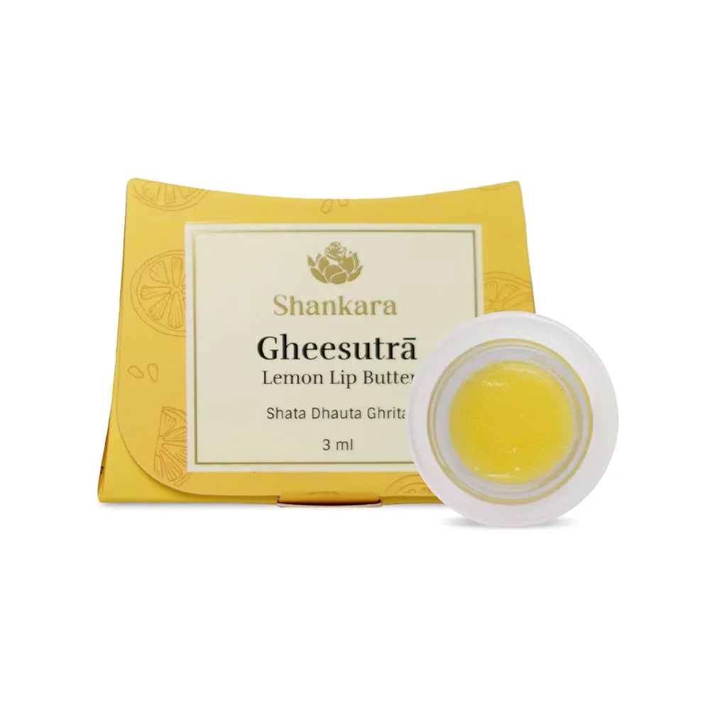 Shankara Naturals Gheesutrā Lemon Lip Butter