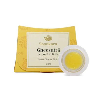 Shankara Naturals Gheesutrā Lemon Lip Butter