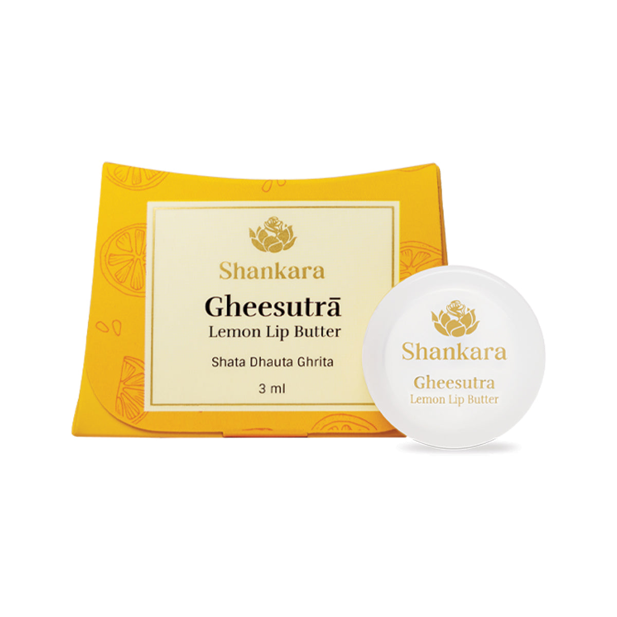 Shankara Naturals Gheesutrā Lemon Lip Butter