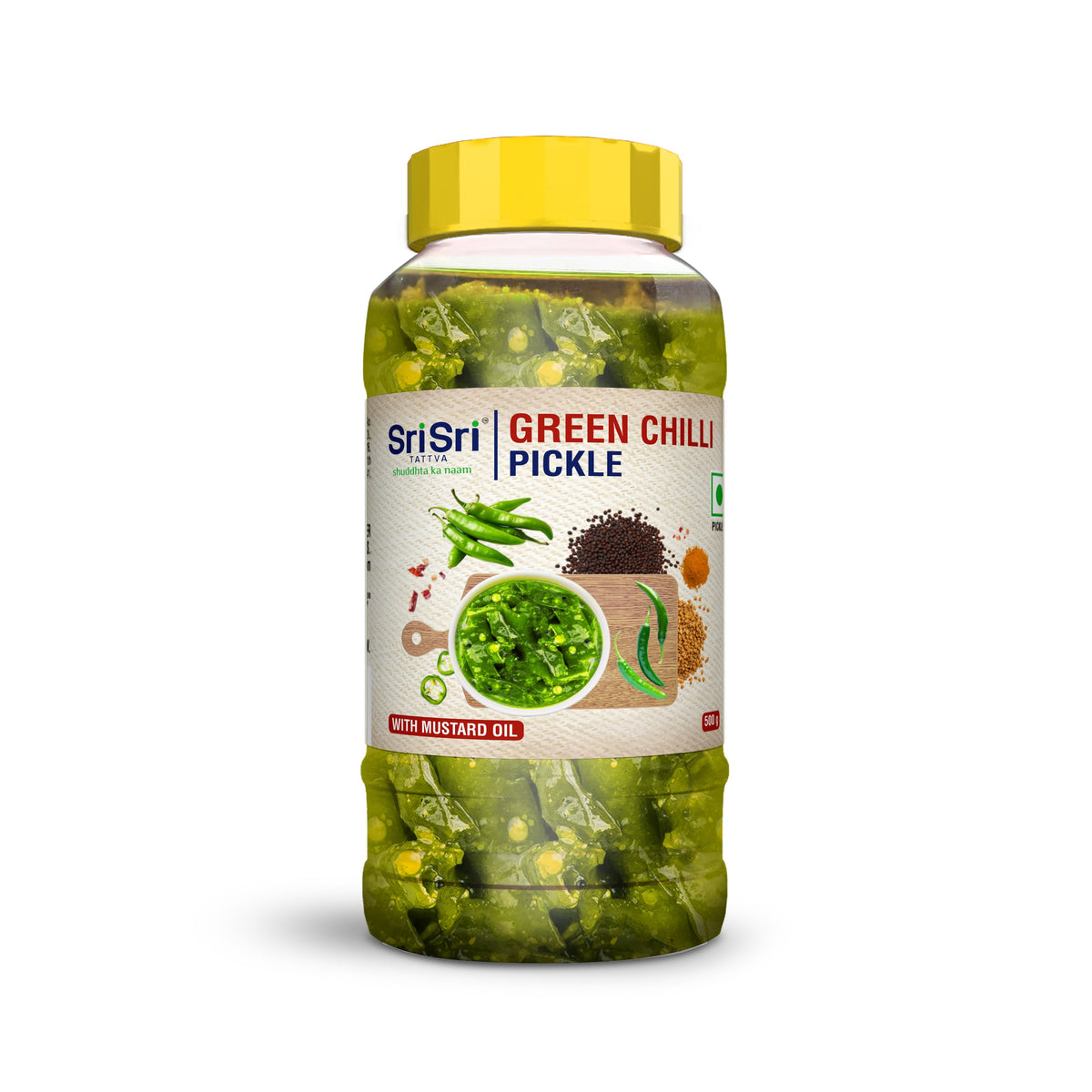 Sri Sri Tattva Green Chilli Pickle
