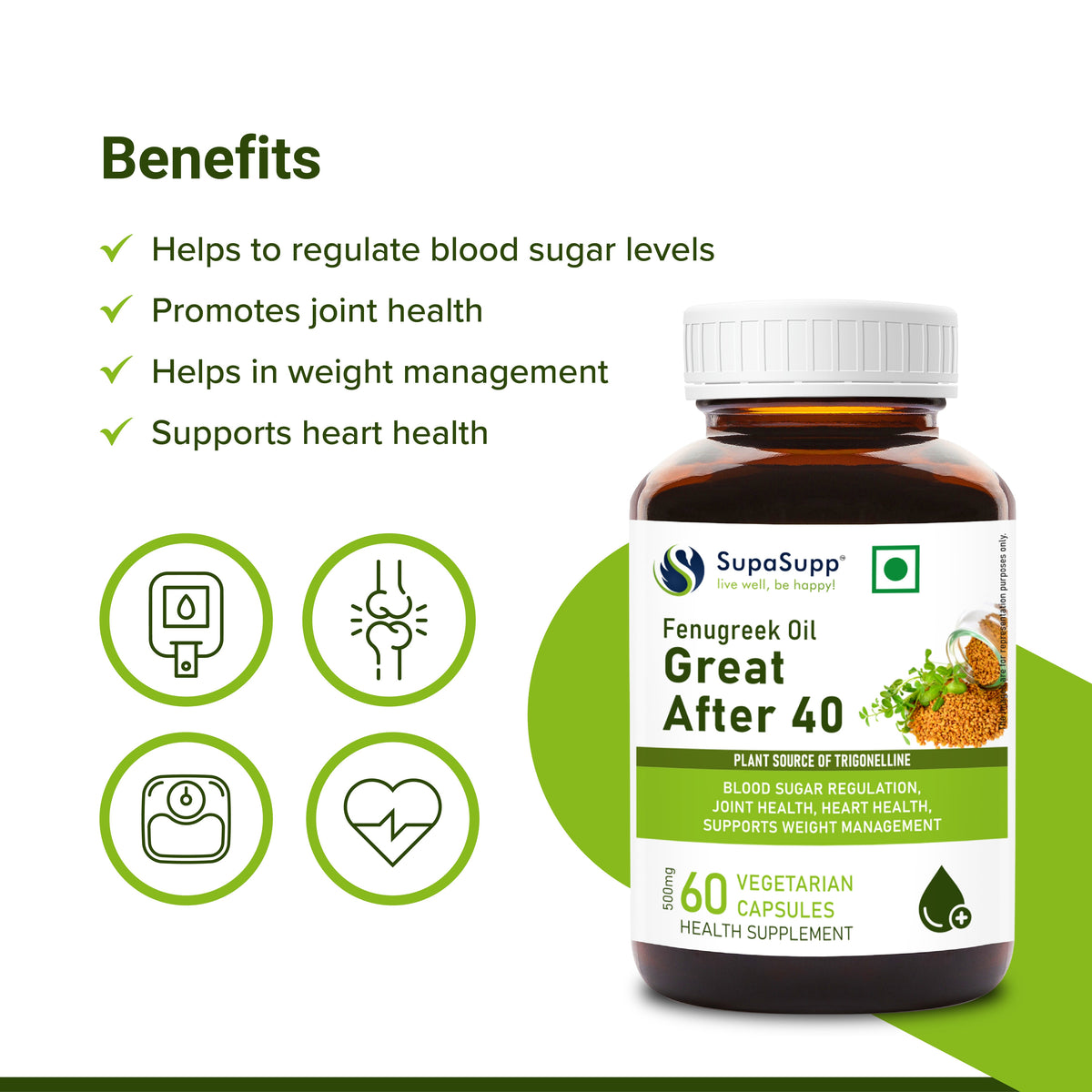 Sri Sri Tattva SupaSupp Fenugreek Oil Great After 40