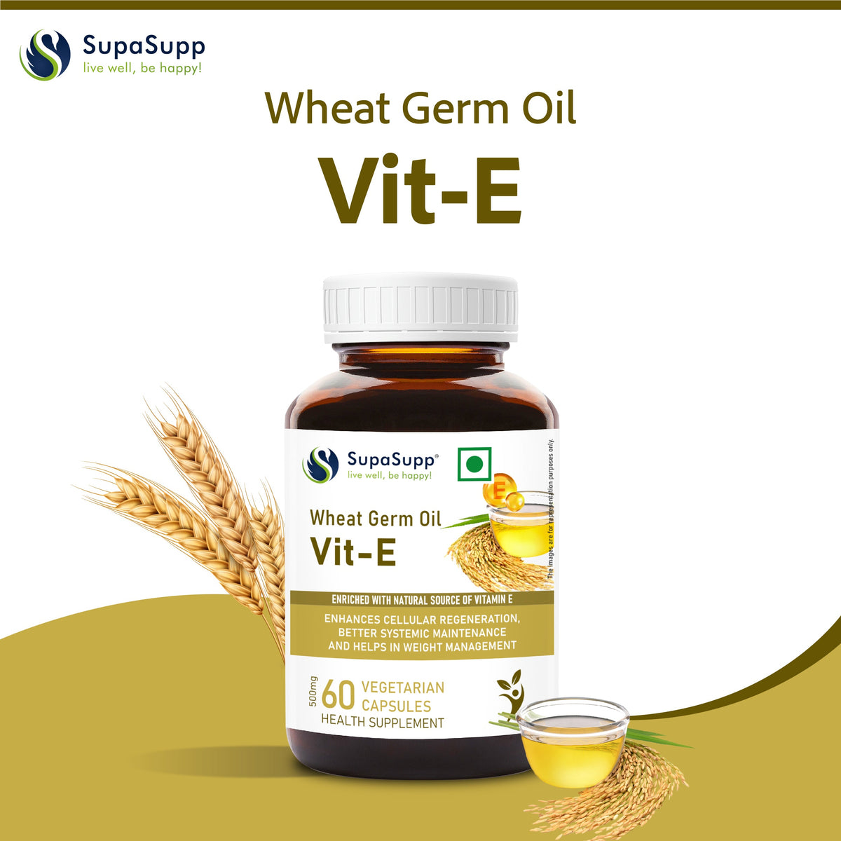 Sri Sri Tattva SupaSupp Wheat Germ Oil Vit