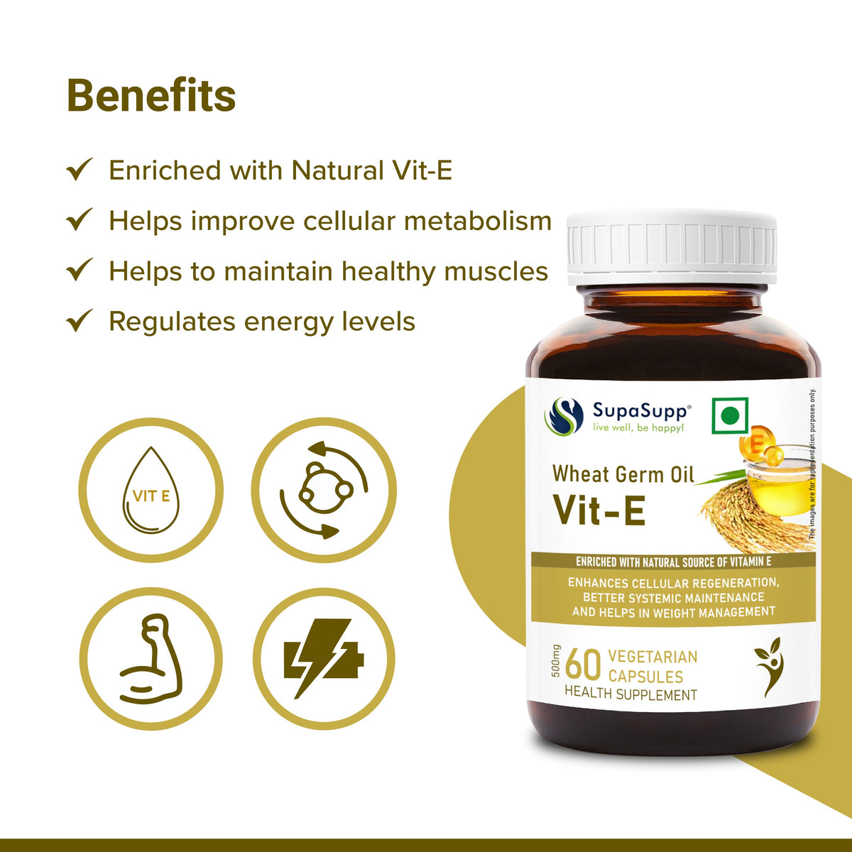 Sri Sri Tattva SupaSupp Wheat Germ Oil Vit