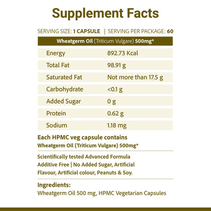 Sri Sri Tattva SupaSupp Wheat Germ Oil Vit