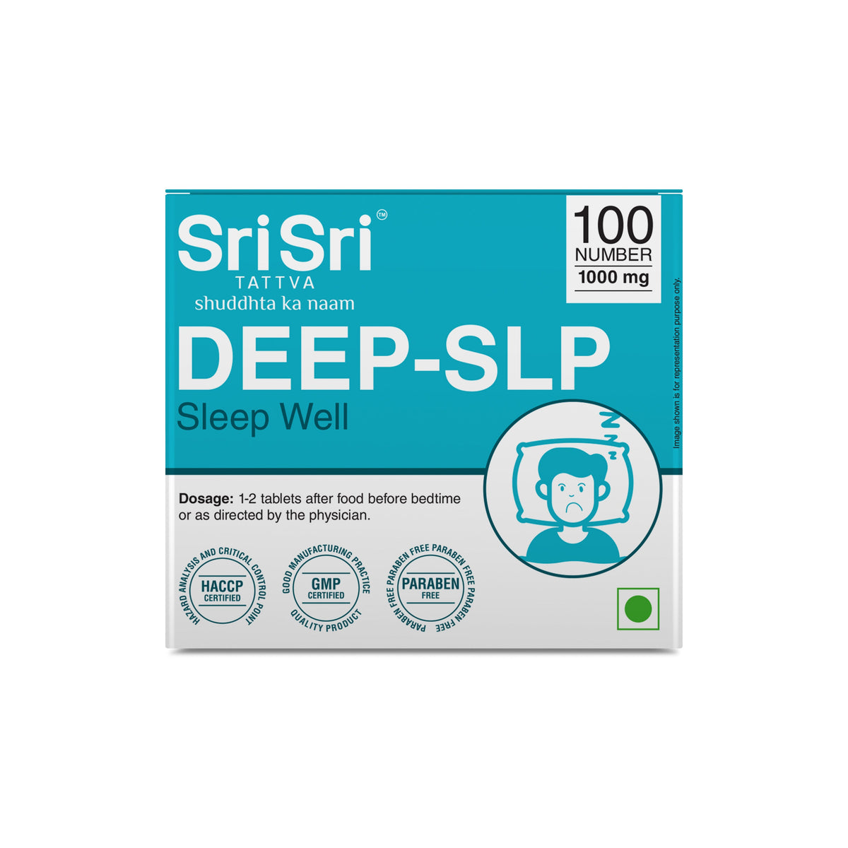 Sri Sri Tattva DEEP-SLP Tablets for Better Sleep