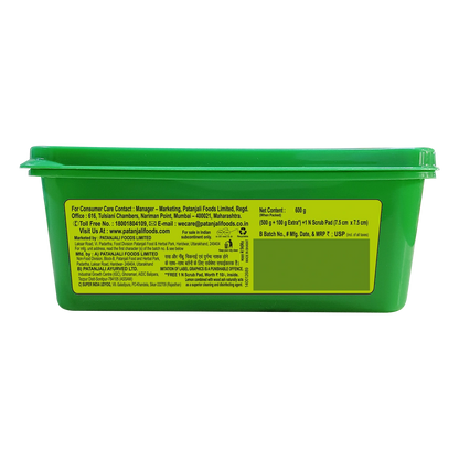 Patanjali Super Dish Wash Bar+Scrub Pad