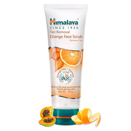Himalaya Herbals Tan Removal Orange Face Scrub - PUSHMYCART