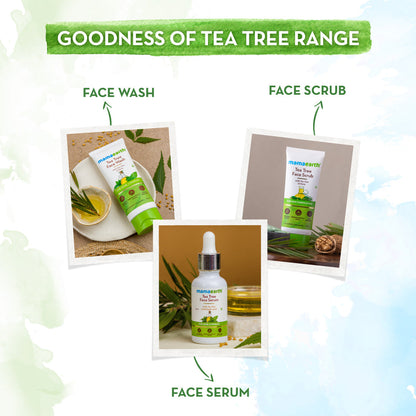 Mamaearth Tea Tree Face Scrub For Skin Purification