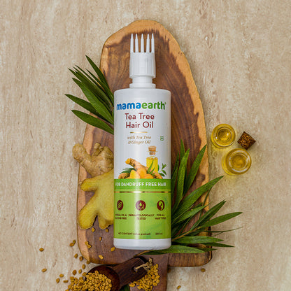 Mamaearth Tea Tree Anti Dandruff Hair Oil 250ml