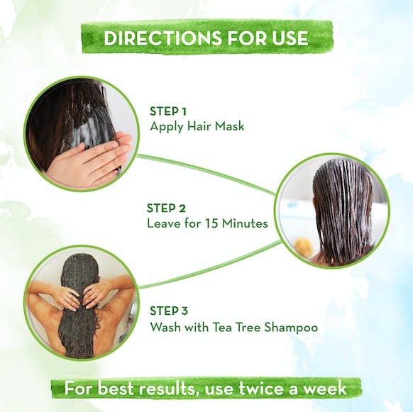 Mamaearth Tea Tree Hair Mask For Dandruff and Itchy Scalp