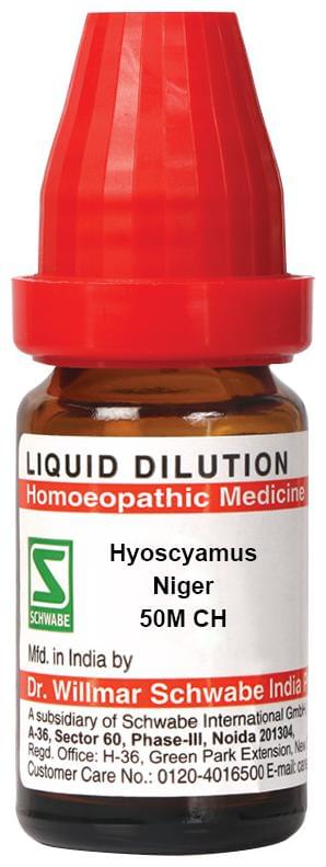 Dr Willmar Schwabe India Hyoscyamus Niger Dilution 50M CH