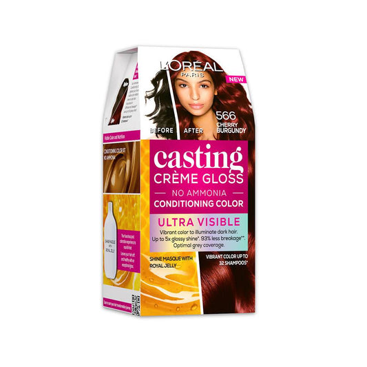 L'Oreal Paris Casting Creme Gloss Ultra Visible Conditioning Hair Color | 566 Cherry Burgundy