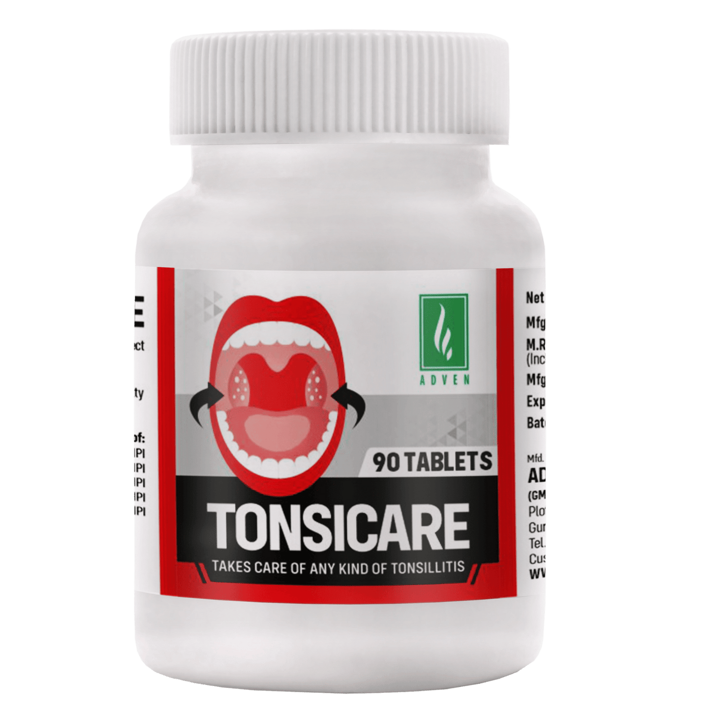 Adven Tonsicare Tablets guards Tonsils