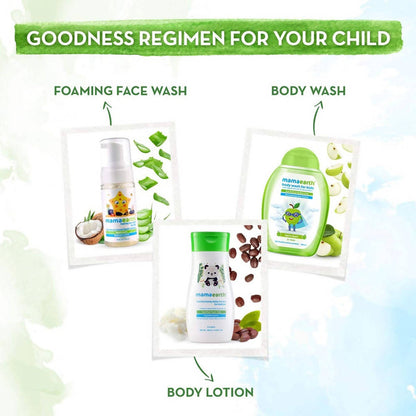 Mamaearth Agent Apple Body Wash for Kids with Apple and Oat Protein
